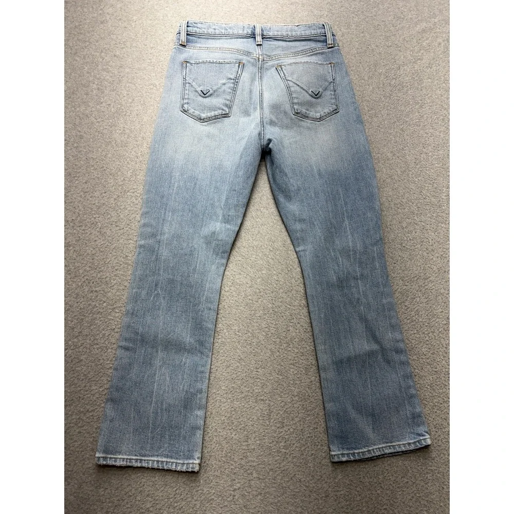 Hudson Holly‎ Boot Jeans Womens 27 Blue Light Wash Mid Rise Bootcut Distressed